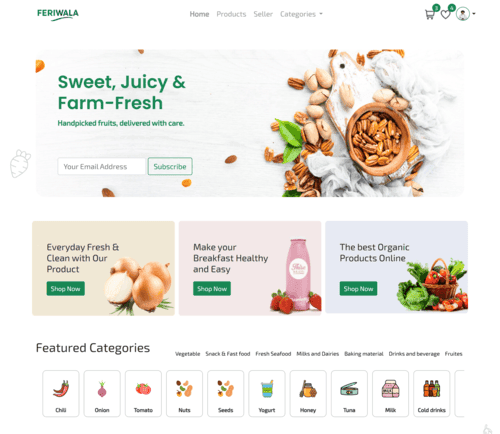 Feriwala Project Screenshot