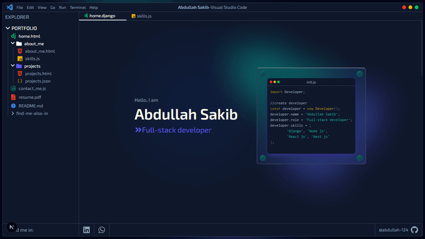 Developer Portfolio (this website)